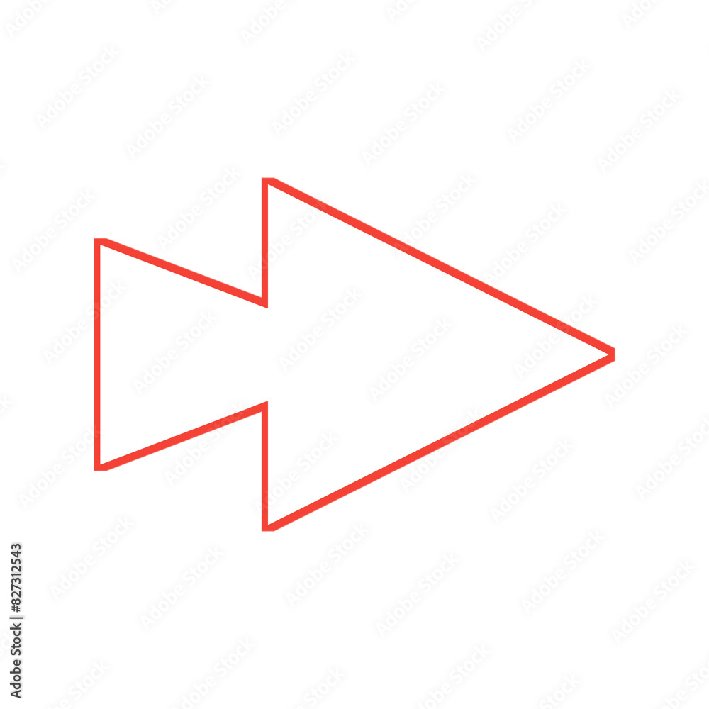 red arrow isolated on white red arrow isolated on white