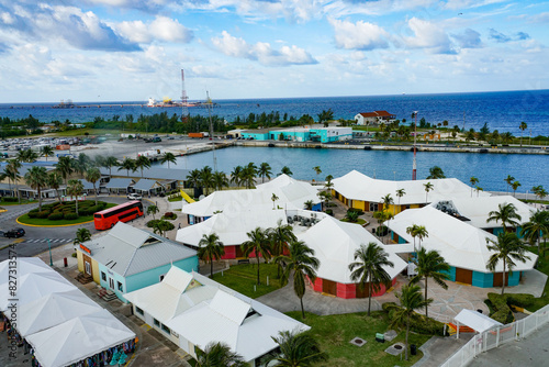 Photos Aerial view of the village at Freeport Bahamas Harbor