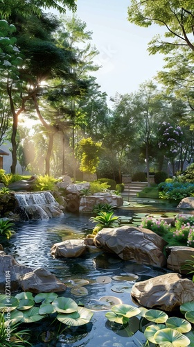 Gardens and Parks Landscape Design Effect Picture