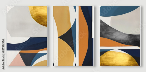 Abstract art oil painting style artwork. For wall decoration, wallpaper, murals, carpets