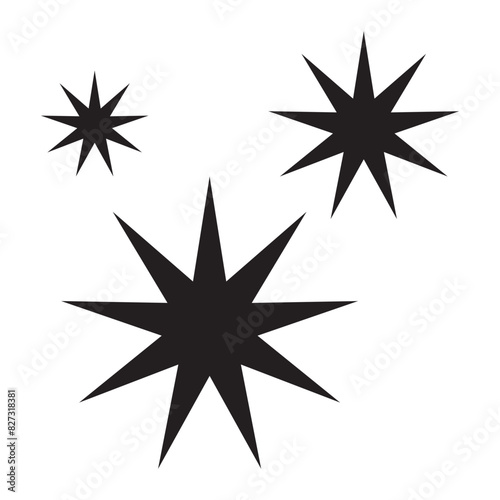 Sparkle Star Icon.