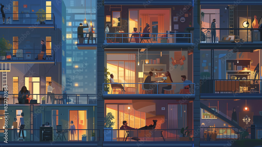 A Slice of Life: Inside the Multistory Apartment A Slice of Life: Inside the Multistory Apartment