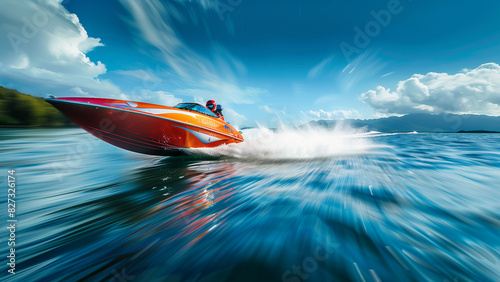 Summer Sprint: The Jet Boat’s Dance on Water photo