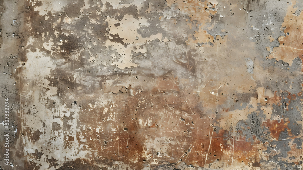 Texture of a vintage brown concrete as a background, brown grungy wall high resolution textures for background