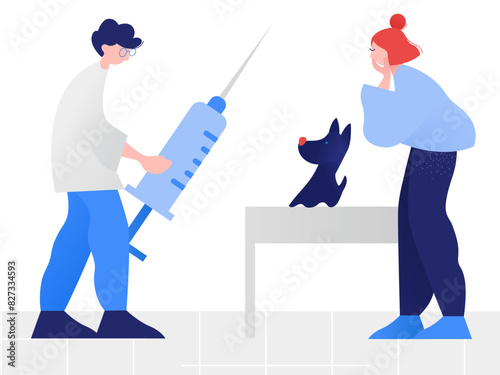 Dog vaccination