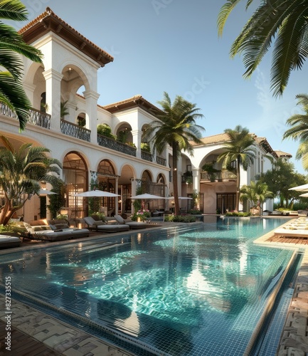 Spanish Villa with Luxurious Amenities © Du