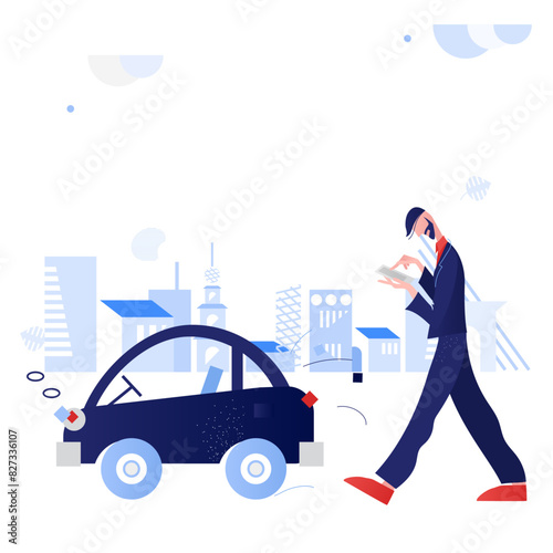 Renting a car online