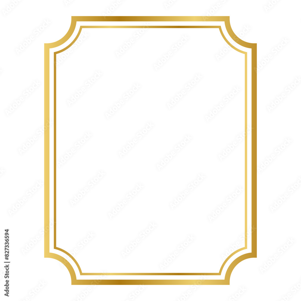 gold frame line. gold frame line.