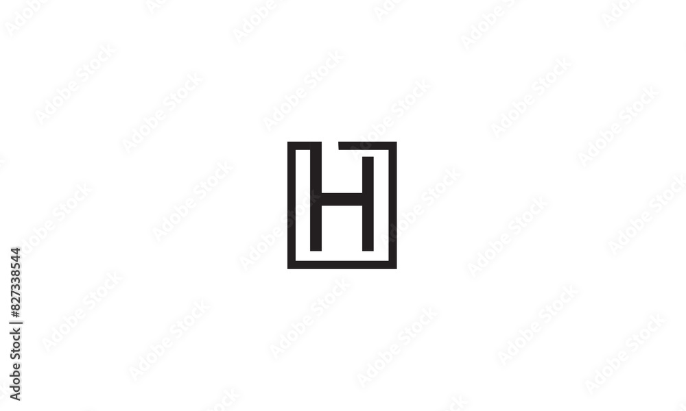 H, HH , H , Abstract Letters Logo Monogram H, HH , H , Abstract Letters Logo Monogram