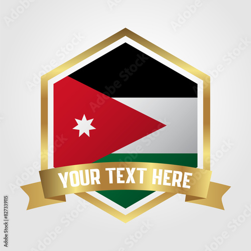 Free Download Golden Luxury Jordan Label Vector Illustration - GFXLoad