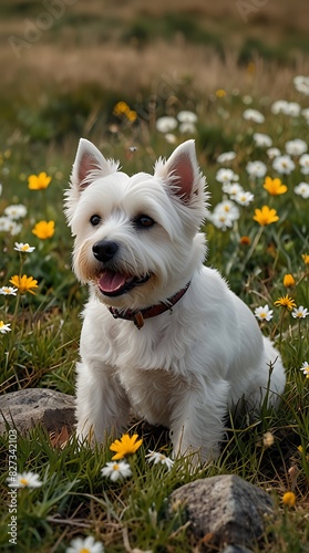 dog in the mountains © Aamar