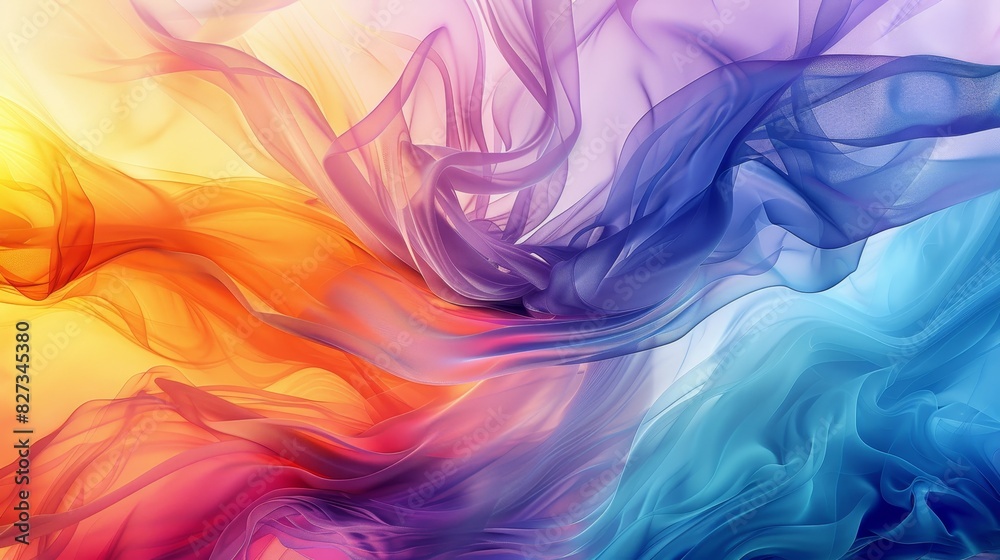 Soft pastel silk waves calming abstract background with ample space for text placement Soft pastel silk waves calming abstract background with ample space for text placement