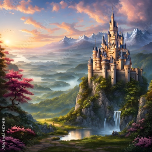 Fantasy Landscape With Castle