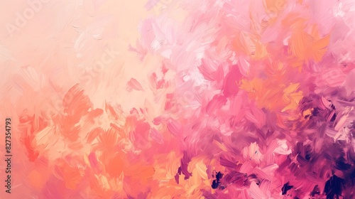 Background Textures of Pink  Purple  and Orange Oil Paint