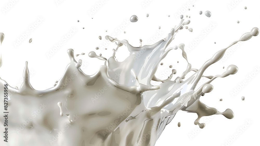 milk splash Isolated on white background milk splash Isolated on white background