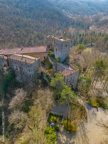 Gropparello Castle is a scenic fortress hidden in the heart of the Piacentini Hills photo