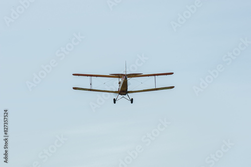 Fotografie Vintage airplay performing a display.