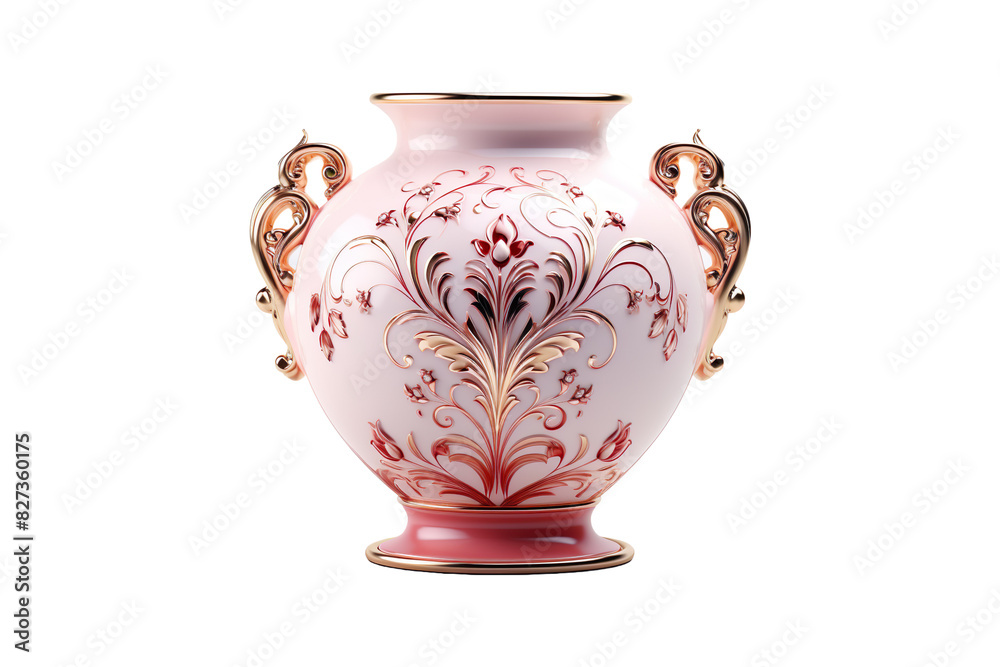 Decorative Vase isolated on transparent background. Decorative Vase isolated on transparent background.