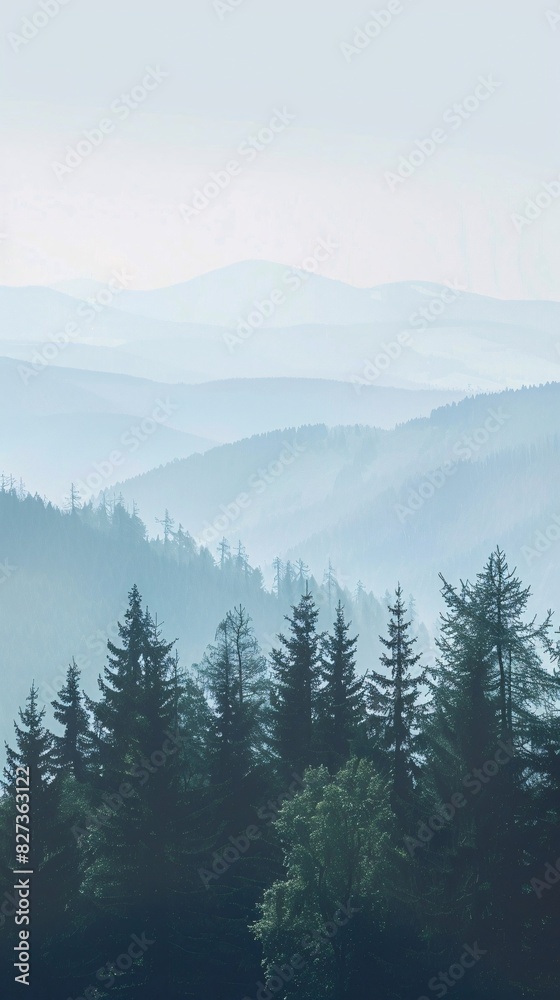 Landscape Composition: Mountains and Forests Landscape Composition: Mountains and Forests