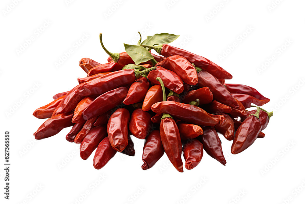 Dried Chillies isolated on transparent background. Dried Chillies isolated on transparent background.