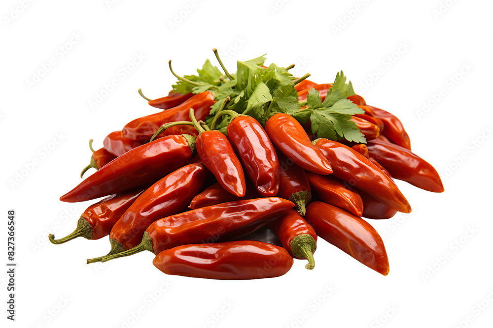 Dry Red Chilli isolated on transparent background. Dry Red Chilli isolated on transparent background.