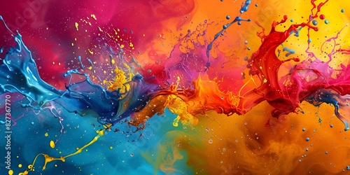 Mix color splash background Colorful Splash Background Blend