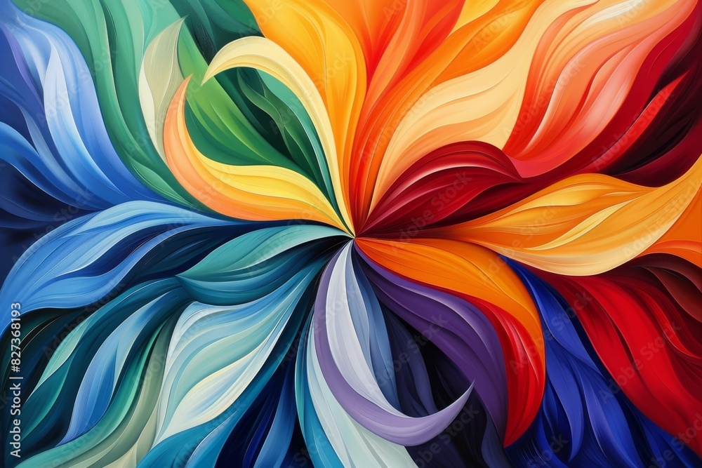 Colorful abstract swirl design with vibrant hues Colorful abstract swirl design with vibrant hues