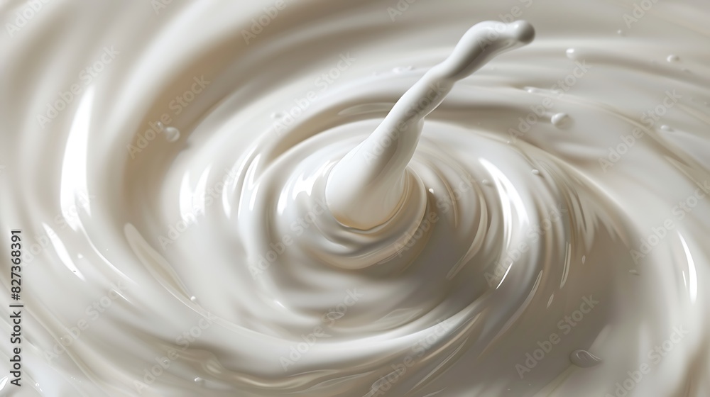 splash of swirling stirring milk splash of swirling stirring milk