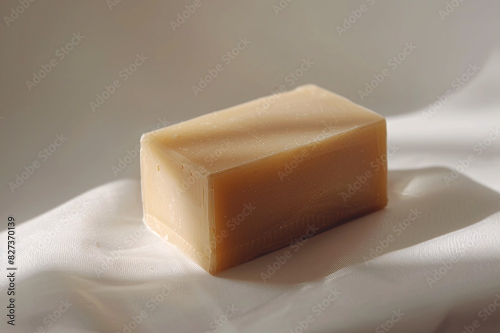 Bar of Soap on a Cloth Bar of Soap on a Cloth