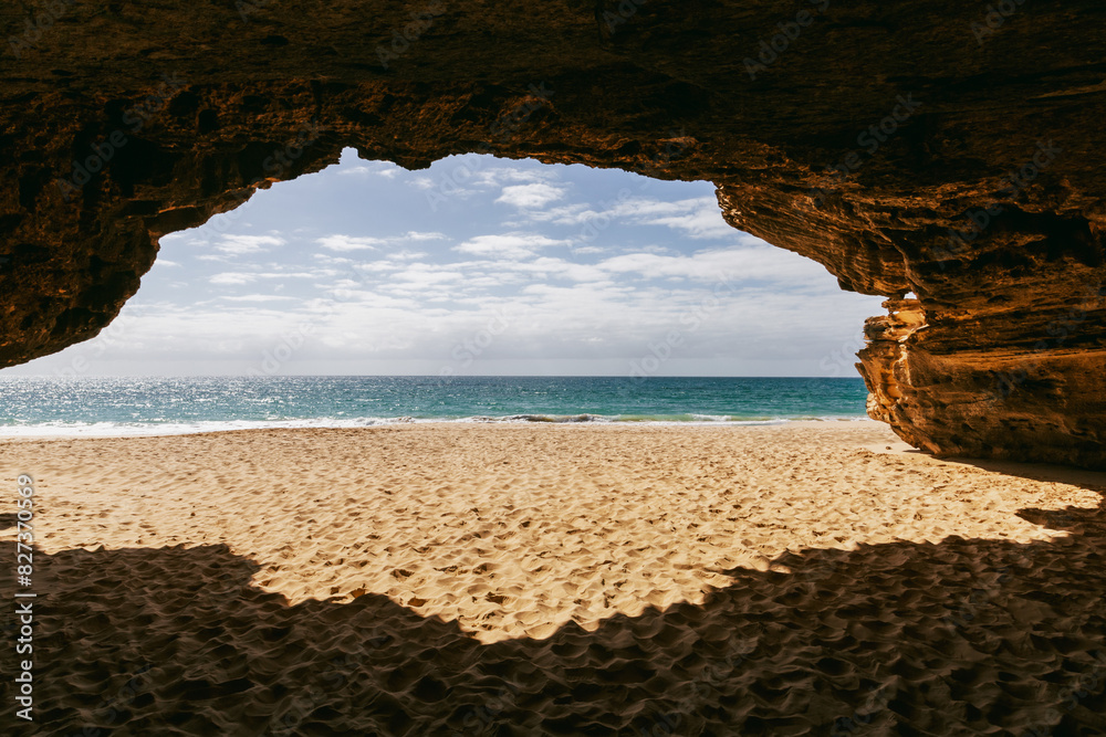 Fototapeta premium beach and sea, Praia da Varandinha, Boa Vista, Cape Verde