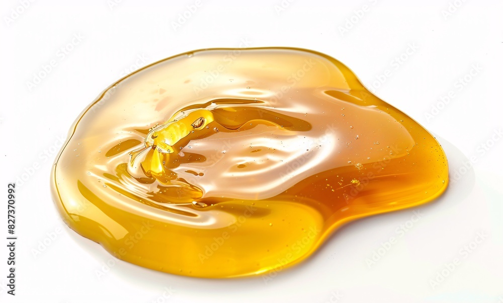 Glossy Honey Droplet on a Surface Glossy Honey Droplet on a Surface