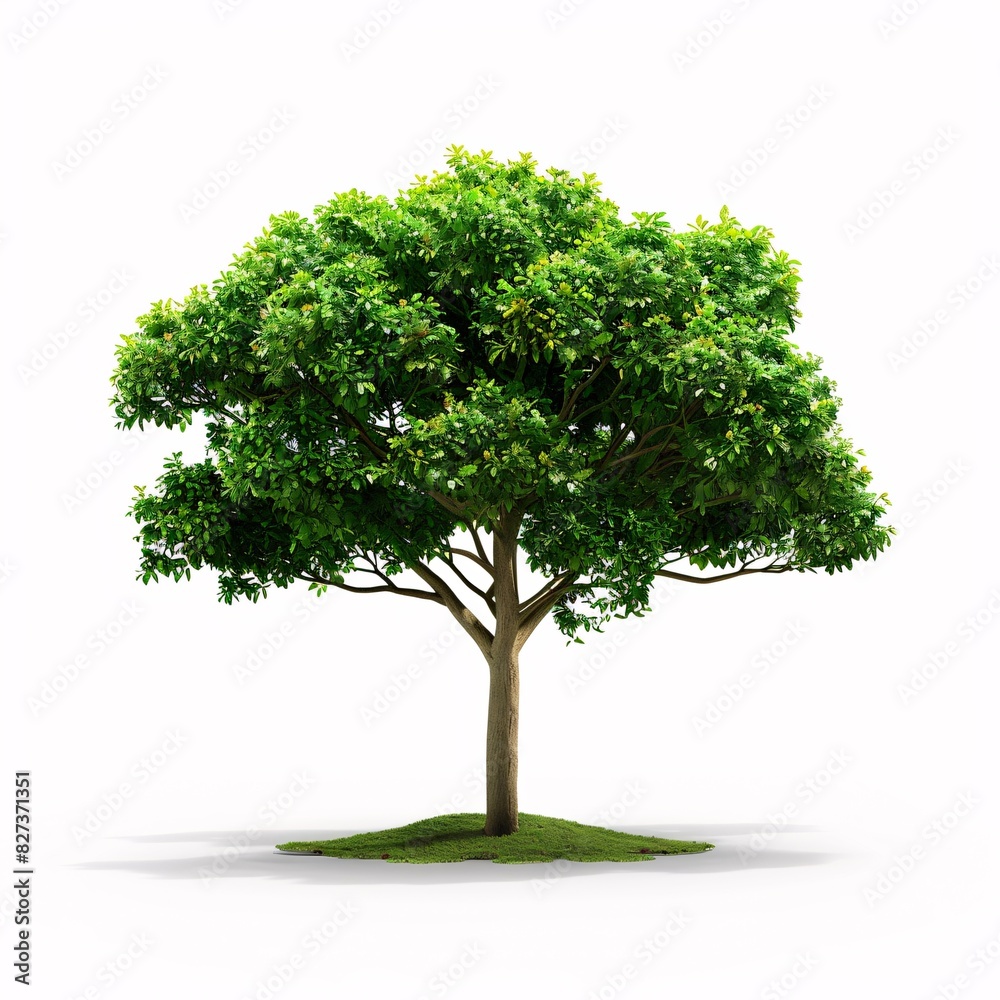 Vibrant Tree with Multiple Branches and Leaves Vibrant Tree with Multiple Branches and Leaves