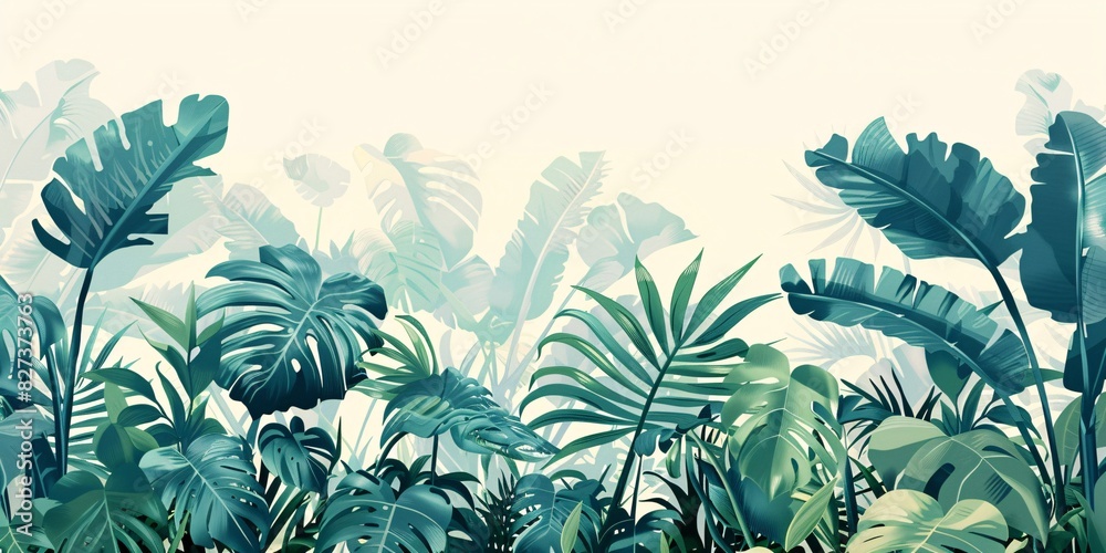 Tropical Jungle Wildlife Scenery Tropical Jungle Wildlife Scenery