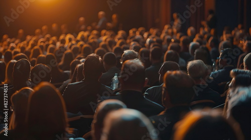 people sit on Business Conference Audience