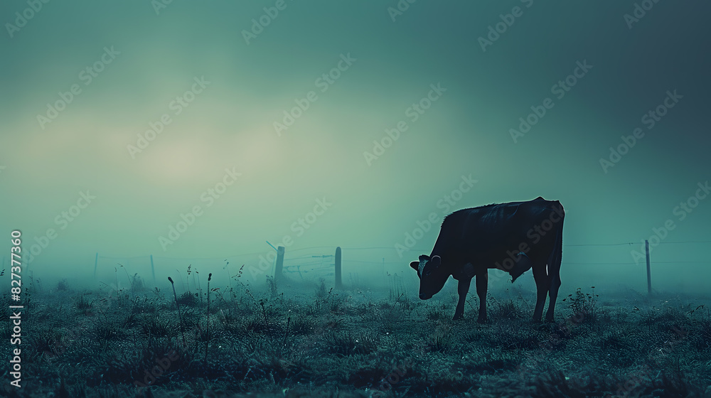 Portrait of cow standing Portrait of cow standing