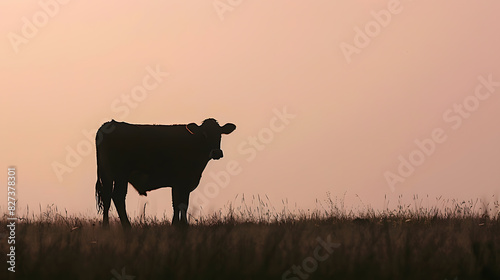 Portrait of cow standing © anan