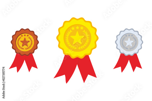 Award icon set, award logo set vector.