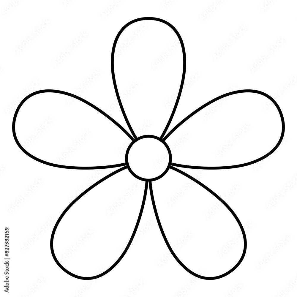 flower y2k element line icon. flower y2k element line icon.