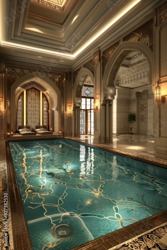 Luxurious Indoor Swimming Pool © Du