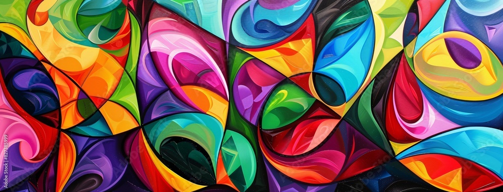 Vivid Abstract Art: A Colorful and Creative Expression Vivid Abstract Art: A Colorful and Creative Expression