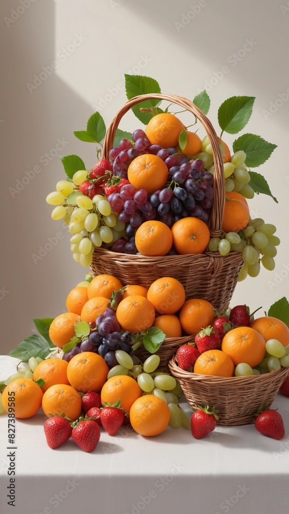 fruits in a basket fruits in a basket