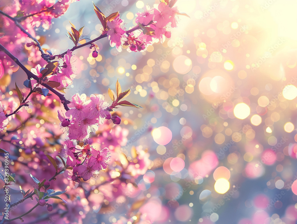 Fototapeta premium background with flowers