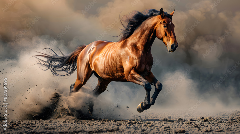 horse is running or standing horse is running or standing