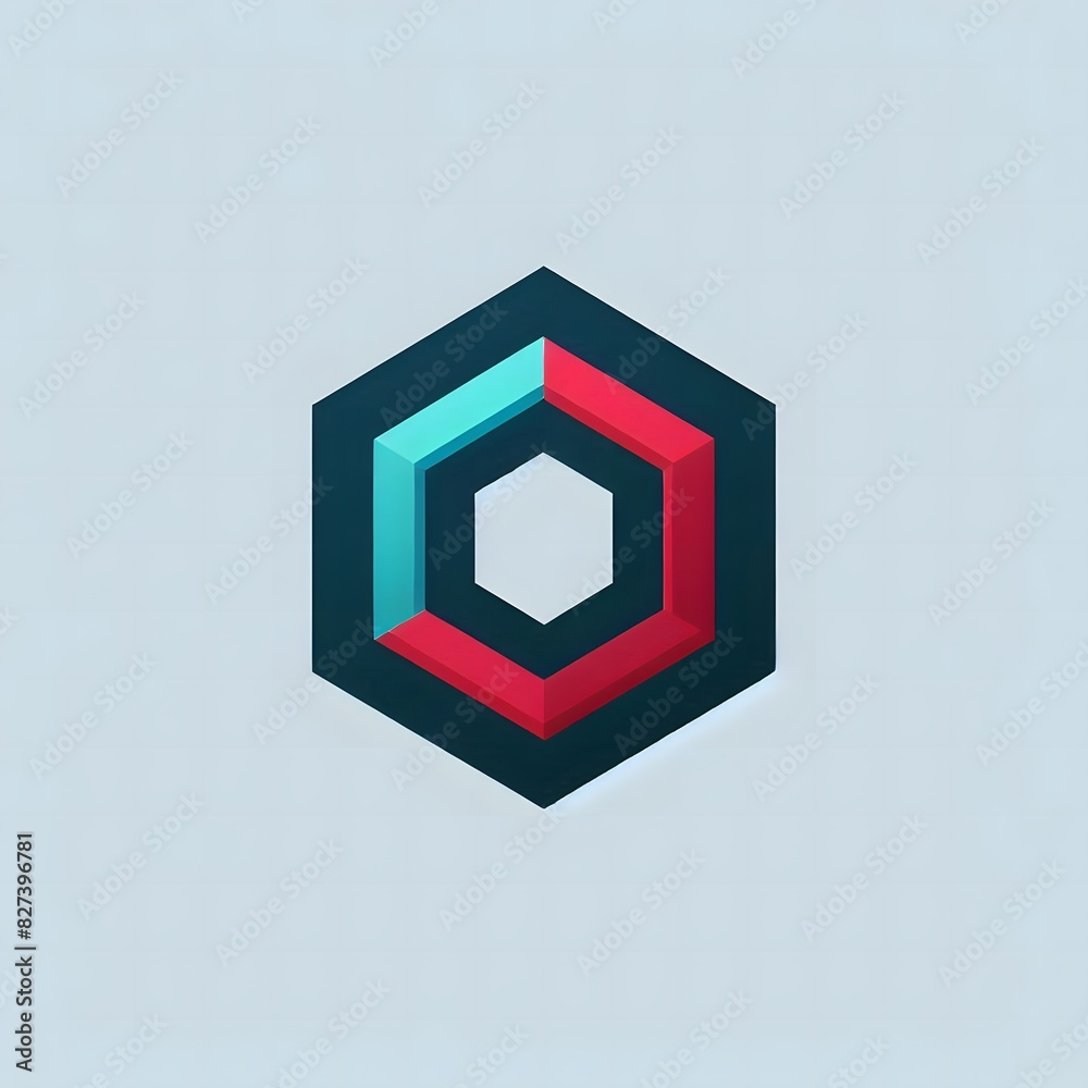 AI Generate of Logo Concept Design Vector Icon of Geometric Shape Hexagonal in Random Color and Pattern, Hexagon, Segi Enam, Cube 3D AI Generate of Logo Concept Design Vector Icon of Geometric Shape Hexagonal in Random Color and Pattern, Hexagon, Segi Enam, Cube 3D