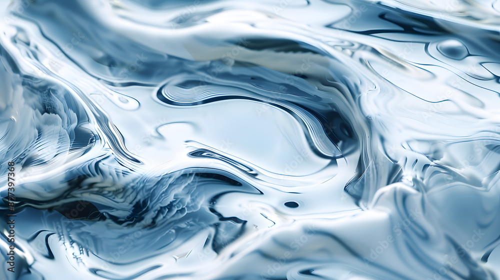 A colorful painting with a blue and pink swirl A colorful painting with a blue and pink swirl