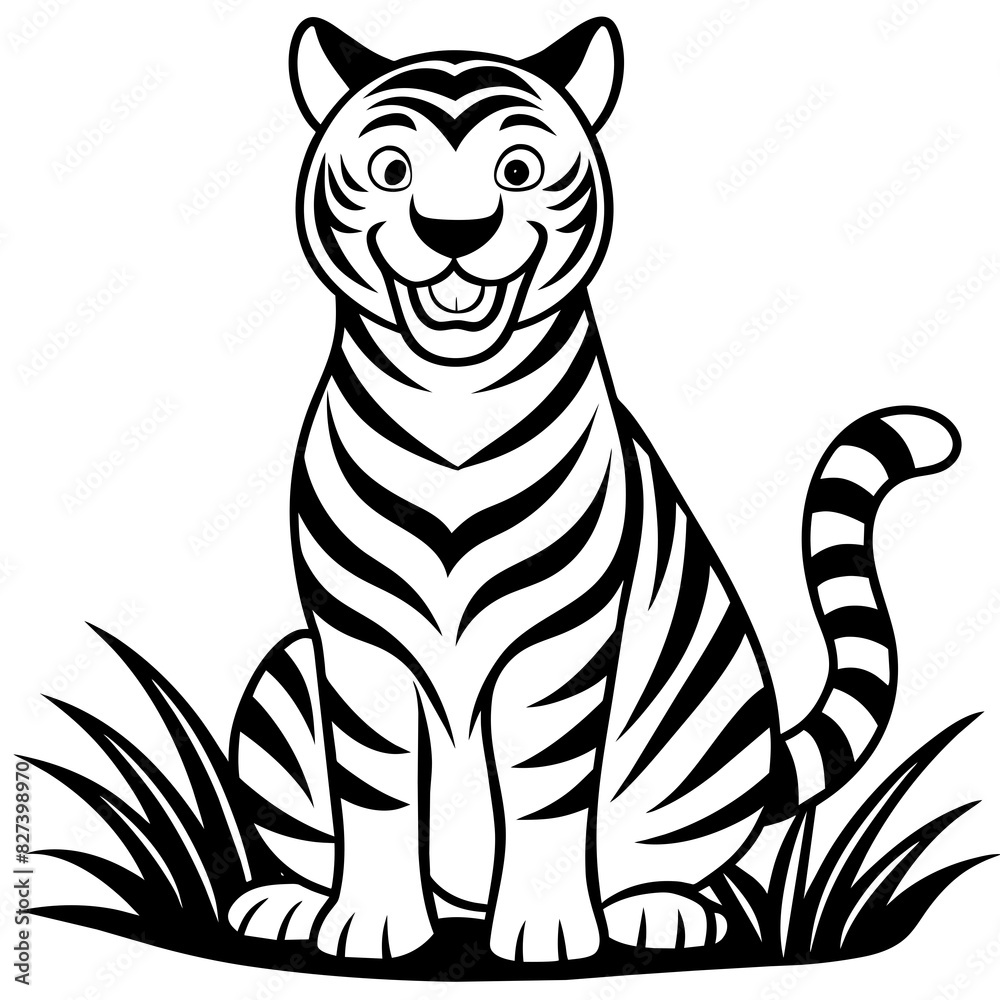 tiger vector silhouette illustration tiger vector silhouette illustration