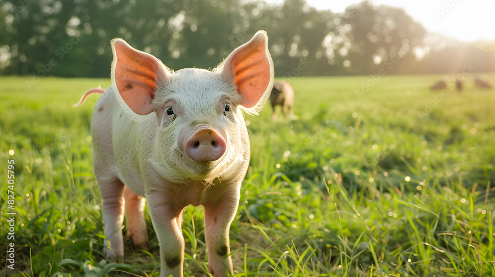 Portrait of pig Portrait of pig