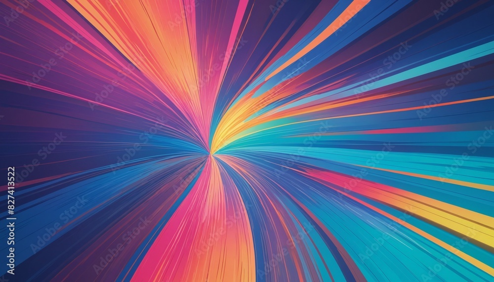 Obraz premium Abstract Bright Background, Colorful Wall Paper Illustration