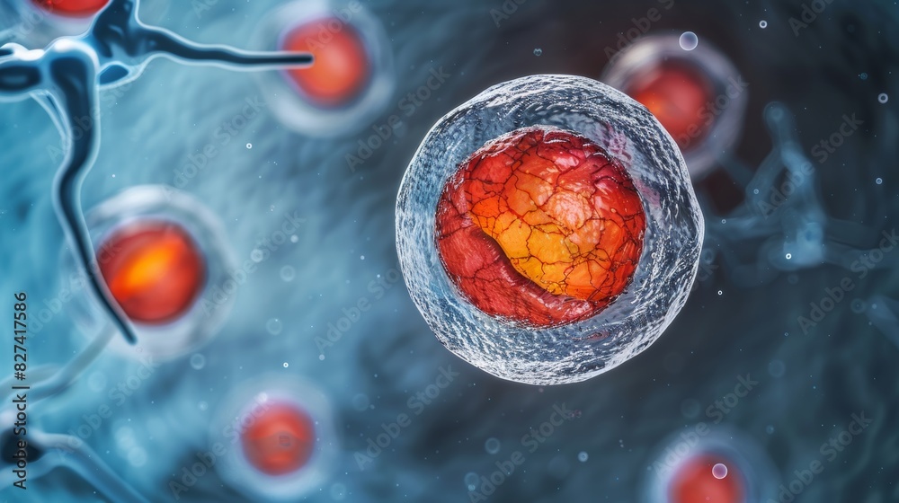 Embryos Released Embryo development secondary oocyte release and fertilization process ...
