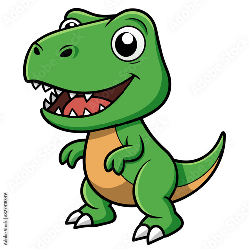 Tyrannosaurus Rex Cartoon Icon